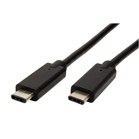 PremiumCord USB-C kábel (USB 3.1 generation 2, 3A, 10Gbit/s) čierny, 1m