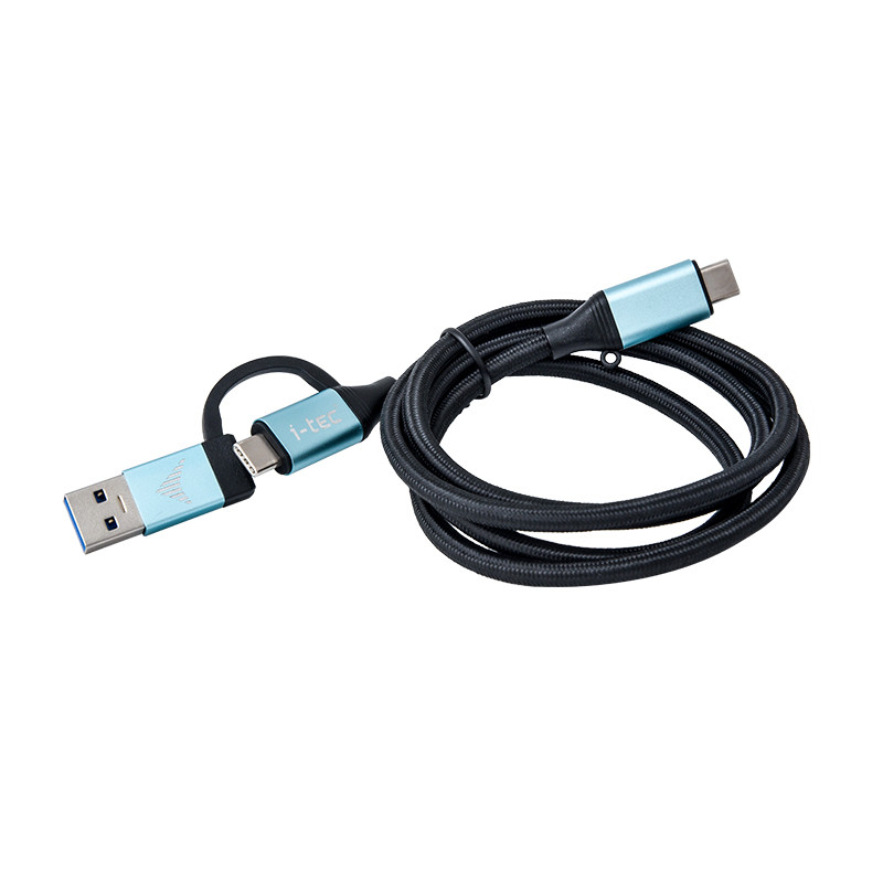i-tec kábel USB-C na USB-C s integrovanou redukciou na USB-A/3.0