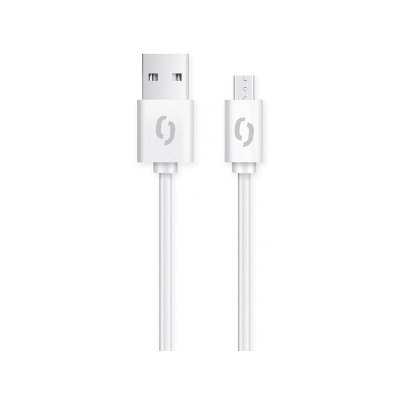 ALIGATOR Dátový kábel 2A, Micro USB biely