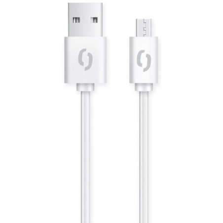 ALIGATOR Dátový kábel 2A, Micro USB biely