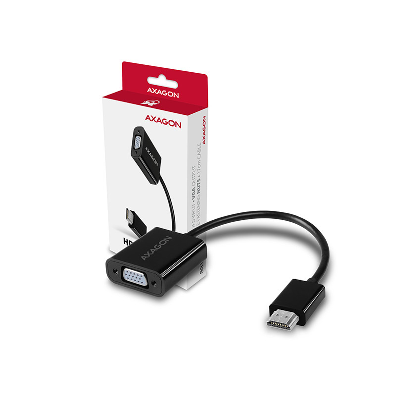 AXAGON RVH-VGN, HDMI - VGA redukcia / adaptér, FullHD, 1920 * 1200