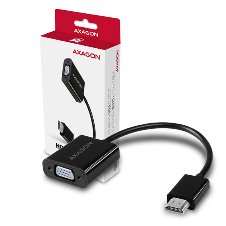 AXAGON RVH-VGN, HDMI - VGA redukcia / adaptér, FullHD, 1920 * 1200