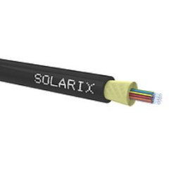 DROP1000 kábel Solarix 24vl 9/125 4,0mm LSOH Eca čierny SXKO-DROP-24-OS-LSOH, cena za meter