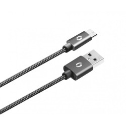ALIGATOR PREMIUM 2A kábel, Micro USB 2m, čierny