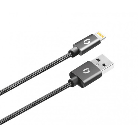 ALIGATOR PREMIUM 2A kábel, Lightning 2m, čierny