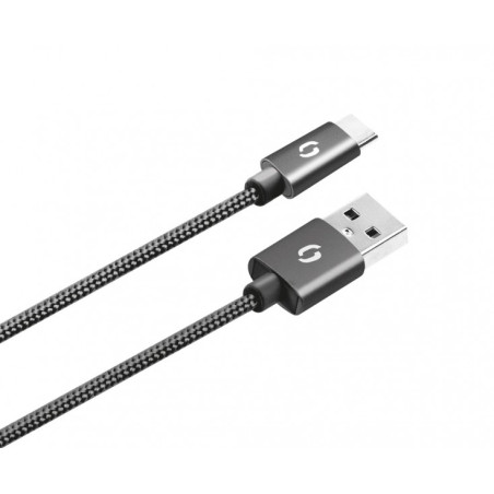 ALIGATOR PREMIUM 2A kábel, USB-C, čierny