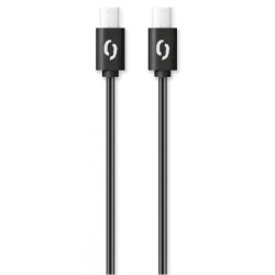 ALIGATOR Dátový kábel POWER 3A, USB-C/USB-C, čierny