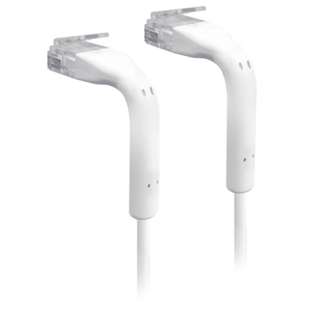 Ubiquiti U-Cable-PATCH-RJ45, Eth Patch Kábel, 0,1 m (0,22 m s konektormi), Cat6, biely