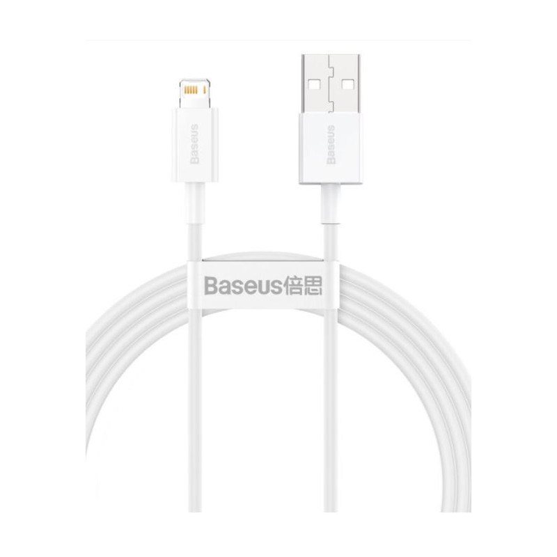 Baseus CALYS-B02 Superior Fast Charging Kábel Lightning 2.4A 1.5m White