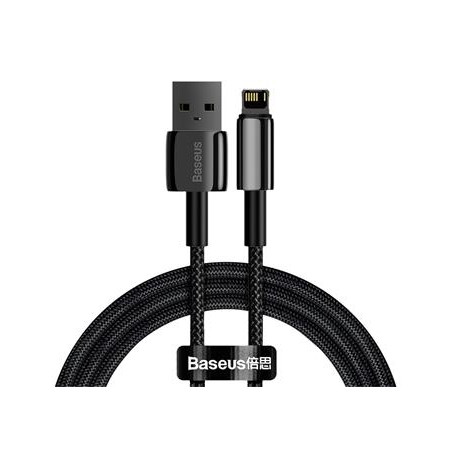 Baseus CALWJ-01 Tungsten Gold Kábel Lightning 2.4A 1m Black