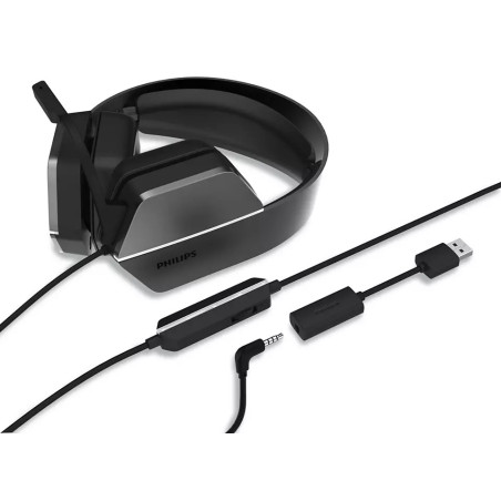 Philips TAG4106BK/7.1/Jack/Drôt/Čierna