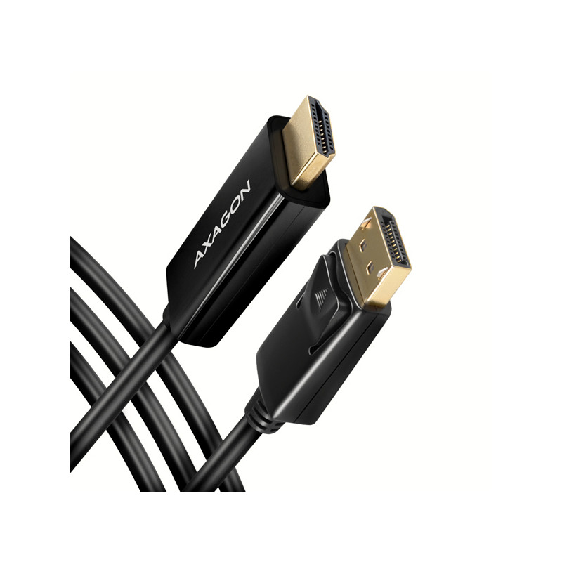AXAGON RVD-HI14C2, DisplayPort - HDMI 1.4 redukcia / kábel 1.8m, 4K/30Hz