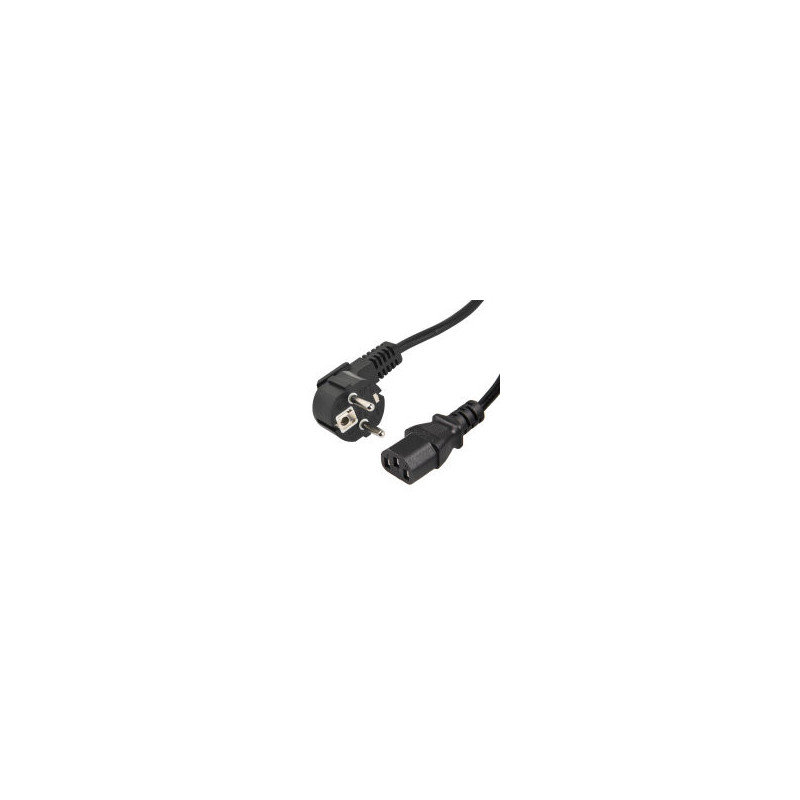 Kábel sieťový PC k AC adaptéru 3 žilový 230V - 1m