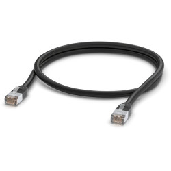 Ubiquiti UACC-Cable-Patch-Outdoor-1M-BK, Vonkajší UniFi patch kábel, 1m, Cat5e, černý