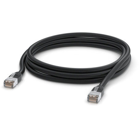 Ubiquiti UACC-Cable-Patch-Outdoor-3M-BK, Vonkajší UniFi patch kábel, 3m, Cat5e, černý