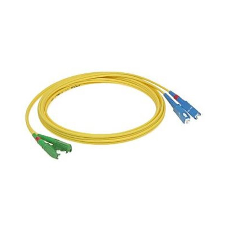 Patchcord FO duplex E2000/APC-SC/UPC 9/125um SM 3m, OS2