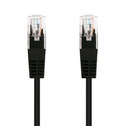 Kábel C-TECH patchcord Cat5e, UTP, čierny, 0,5m