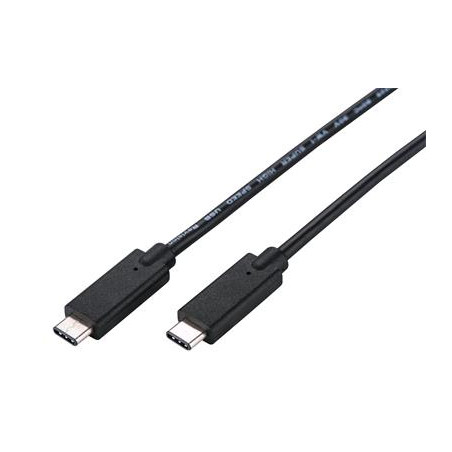 Kábel C-TECH USB 3.2, Type-C (CM/CM), PD 100W, 20Gbps, 2m, čierny