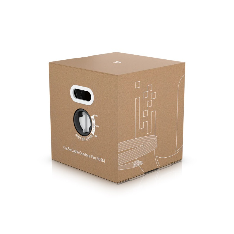 Ubiquiti UACC-Cable-C5e-Outdoor-Pro-305M-W - UniFi vonkajší kábel, Cat5e, 305m