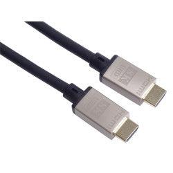 PremiumCord Ultra High Speed HDMI 2.1 kábel 8K@60Hz, 4K@120Hz dĺžka 5m kovové pozlátené konektory