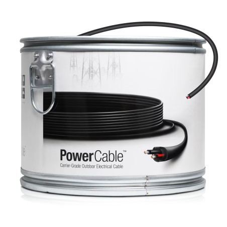 Ubiquiti PC-12 - PowerCable 12, vonkajší napájací kábel, 12 AWG, 305m