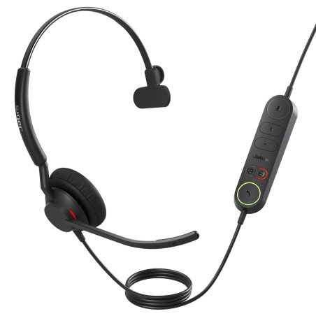 Jabra Engage 40 (Inline Link)/Mono/ANC/USB-C/Drôt/Čierna