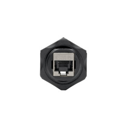 Spojka, pripojenie Ethernet zariadenia v priemysle, IP68, montáž do panelu, Cat5/Cat6 Samice/Samice