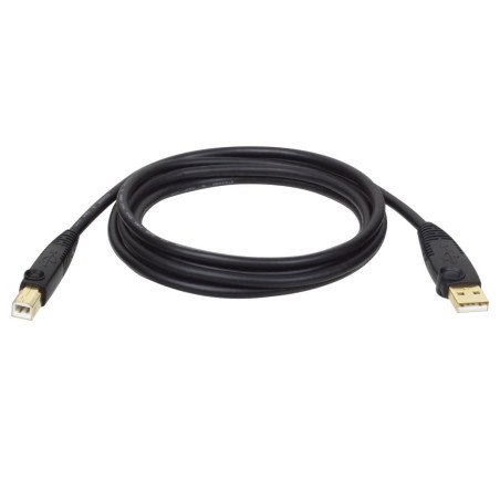 Kábel USB-A/USB-B (Samec/Samec), USB 2.0, 3.05m