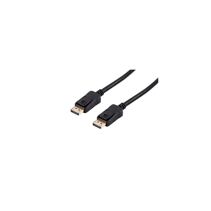Kábel C-TECH DisplayPort 1.4, 8k @ 60Hz, M/M, 1m