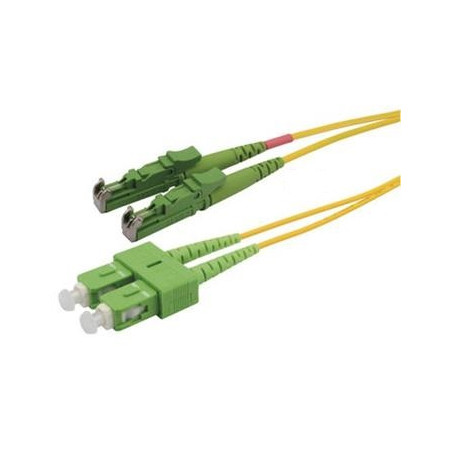 Patchcord FO Duplex E2000/APC-SC/APC 9/125um 1m