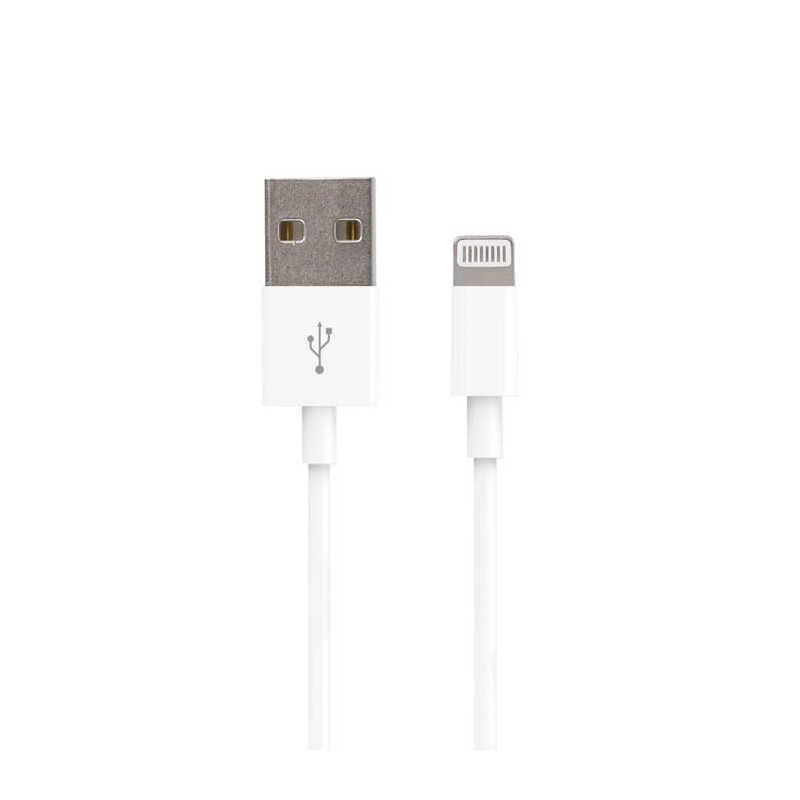 Dátový kábel Forever USB/Lightning 1m 1A biely