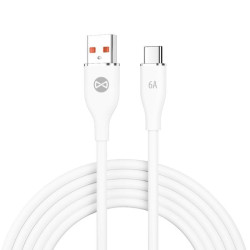 Dátový kábel Forever USB/USB-C 1m 66W biely