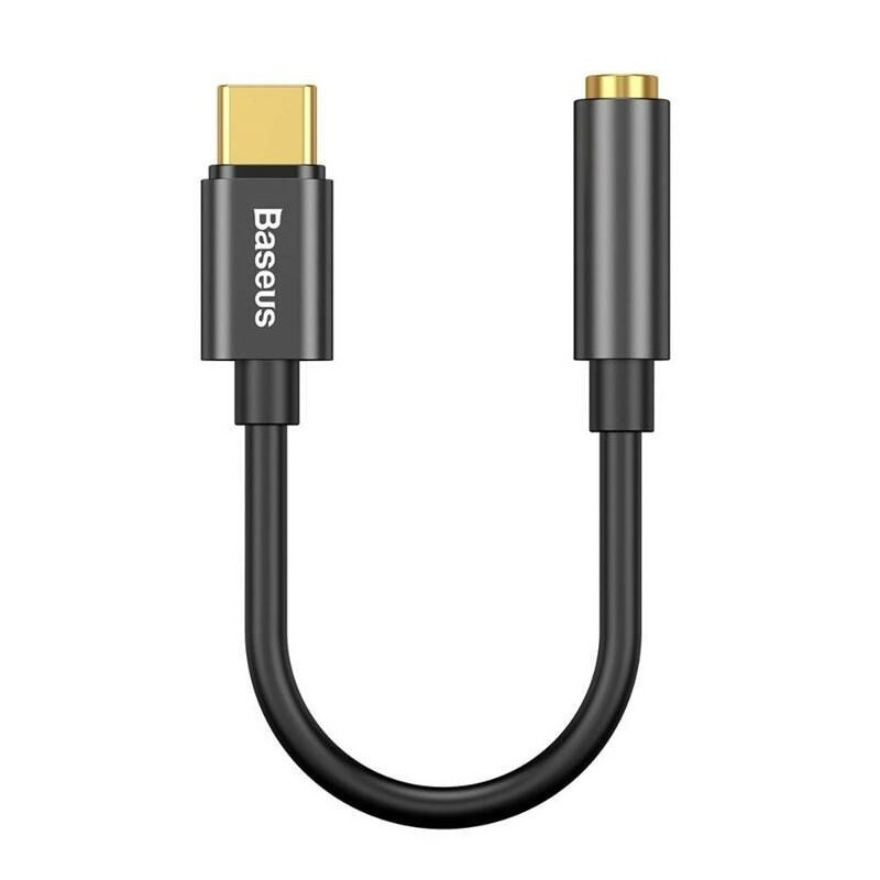 Baseus audio adaptér z USB-C na Jack 3,5mm čierny