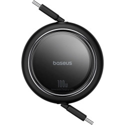 Baseus Dátový kábel Free2Draw mini USB-C/USB-C 1m 100W čierny