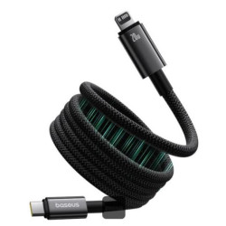 Baseus Magnetický nabíjací kábel Tungsten USB-C/Lightning 1m 20W černý