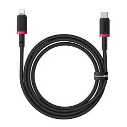 Baseus Rýchlonabíjací kábel Dura USB/Lightning 1m 20W černo šedý