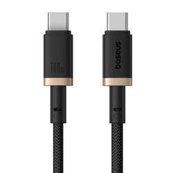 Baseus Rýchlonabíjací kábel Dura USB-C/USB-C 1m 100W černo zlatý
