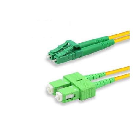 Patchcord FO duplex LC/APC-SC/APC 9/125um SM, 7m, OS2