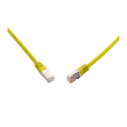 SOLARIX 10G patch kábel CAT6A SFTP LSOH 5m, žltý