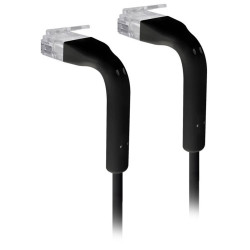 Ubiquiti U-Cable-Patch-RJ45-BK-50, Ethernet Patch Kábel, 0,1m (0,22m s konektormi), Cat6, čierny (50ks)