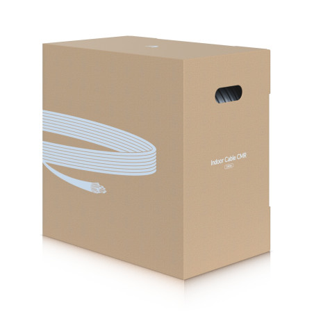 Ubiquiti UACC-Cable-C6A-CMR, UniFi vnútorný kábel Cat6A CMR, 305m