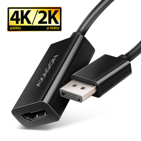 AXAGON RVD-HI20N, DisplayPort - HDMI 2.0b redukcia / adaptér, 4K/60Hz