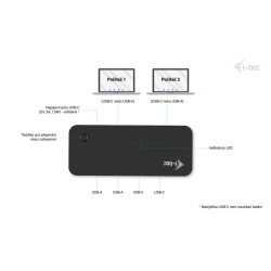 i-tec USB-A/USB-C Metal HUB 1x USB-C 3.1 + 3x USB 2.0