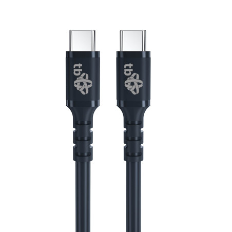 TB USB C - USB C 60W Jelly kábel 1m čierny