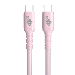 TB USB C - USB C 60W Jelly kábel 1m ružový