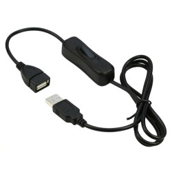 PremiumCord predlž. s vyp. USB M/F 1m