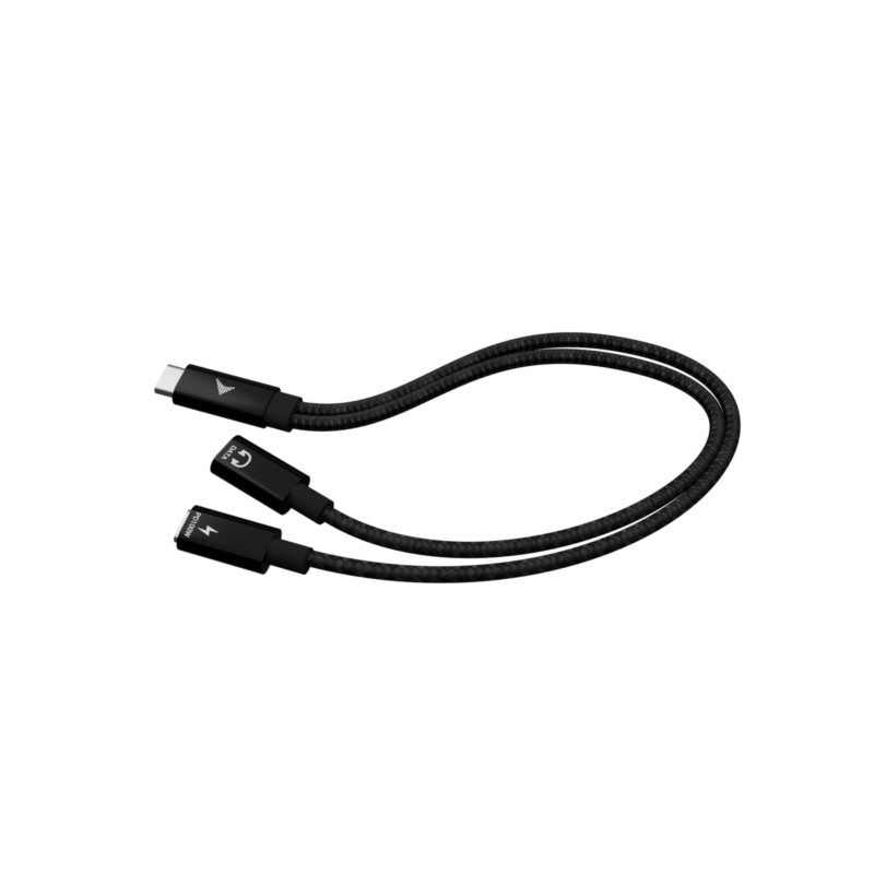 i-tec USB-C Cable Splitter Audio/Data, Power Delivery 100W