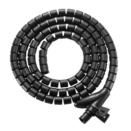 EVOLVEO CableHold, organizér káblov, 2,5 m x 2 cm, samosvorný, čierny