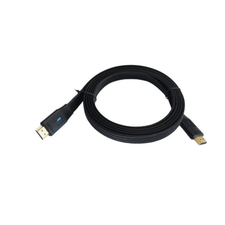 TB HDMI kábel 2v1 flat, čierny, 3m