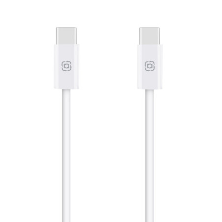 OBAL:ME Super Fast USB-C/USB-C Pletený kábel 100W 2m White